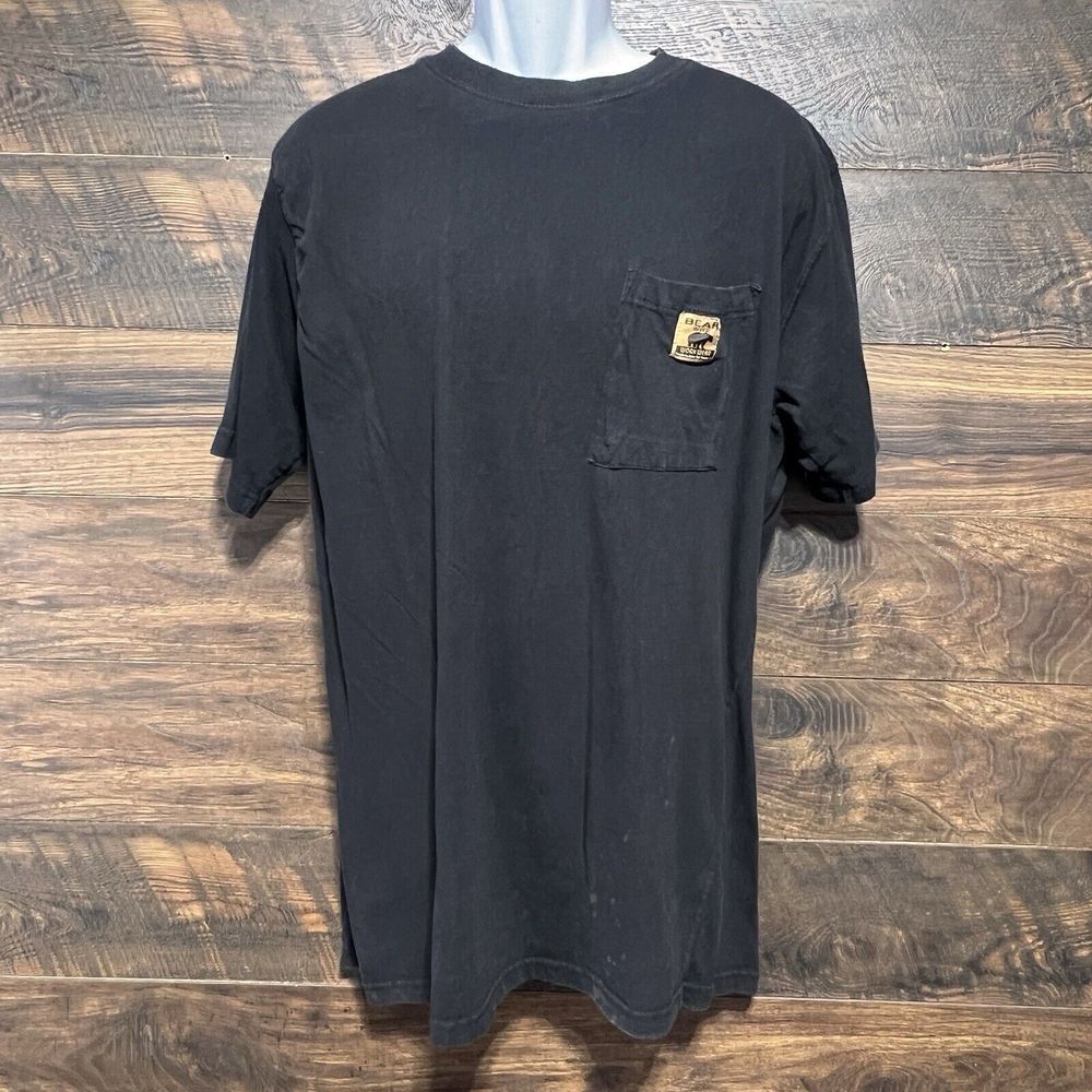 Bear River Workwear‎ T-Shirt Mens XL Green Pocket Tee Crew Neck